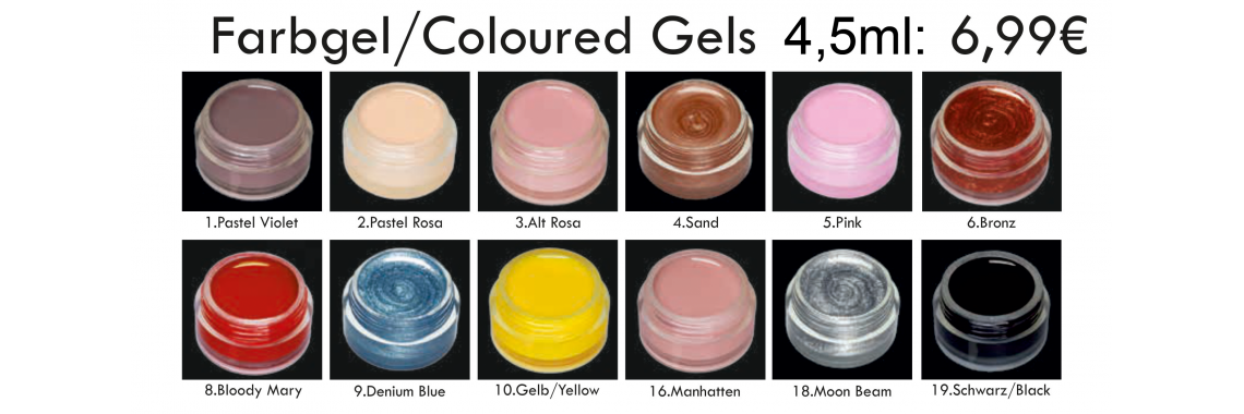 Best German Quality Colourgels / Farb-Gele Page1